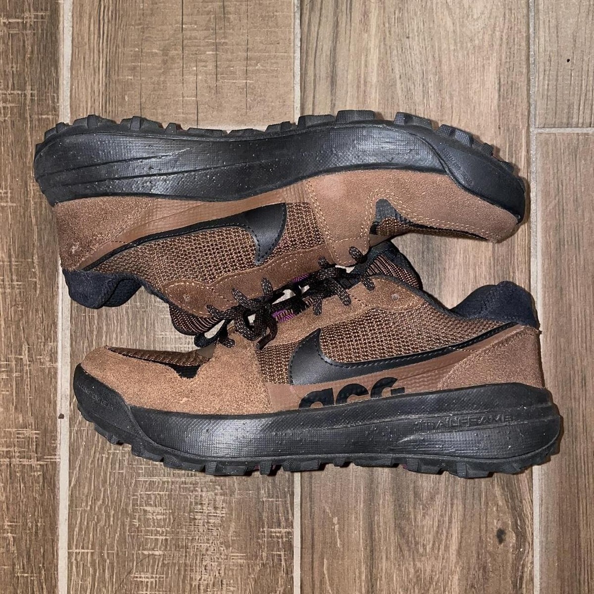 Nike ACG Lowcate Cacao Brown Black Shoe Size 6.5 New | eBay