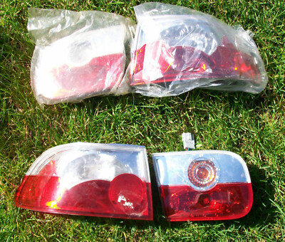 TYC Elegante Euro Tail Light Set Honda Civic 1992 1993 1994 1995