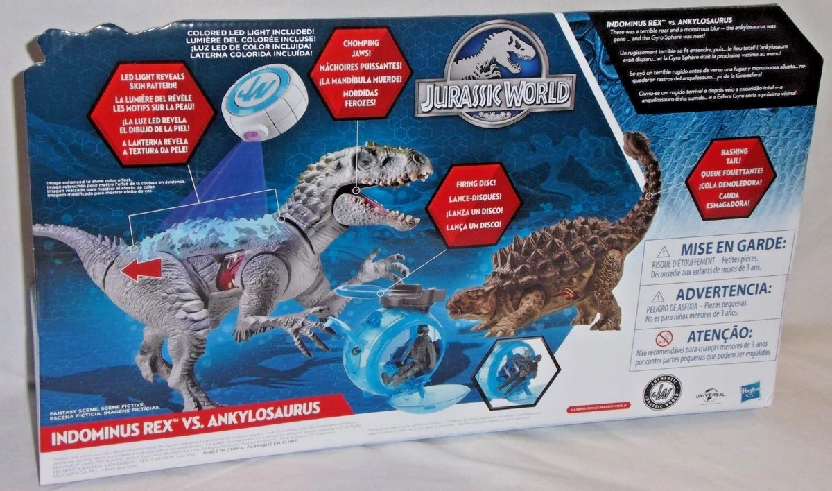 TARGET Exclusive Hasbro INDOMINUS REX ANKYLOSAURUS Dinosaur JURASSIC PARK  WORLD