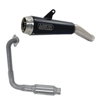 SCARICO COMPLETO ARROW PER YAMAHA YZF-R 125 2019 \u003e 2020 PRO-RACE DARK | eBay