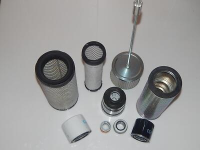 Filter Set für Takeuchi Minibagger TB 175 (w) Motor Yanmar 4TNE98 auch Filter Set für Takeuchi Minibagger TB 175 (w) Motor Yanmar 4TNE98 auch