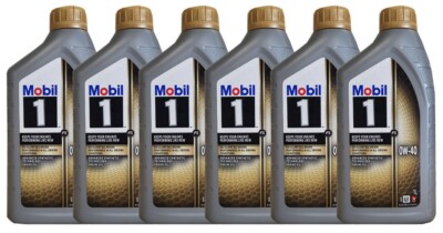 Mobil 1 FS 0W-40 Motoröl MB 229.5 Porsche A40  VW 50200 VW 50500 6 Liter Set