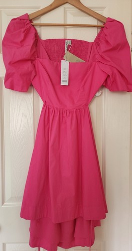 Forwver NEW Cutout Fuscia Pink MINI Dress Size 12 NWT - Picture 8 of 9