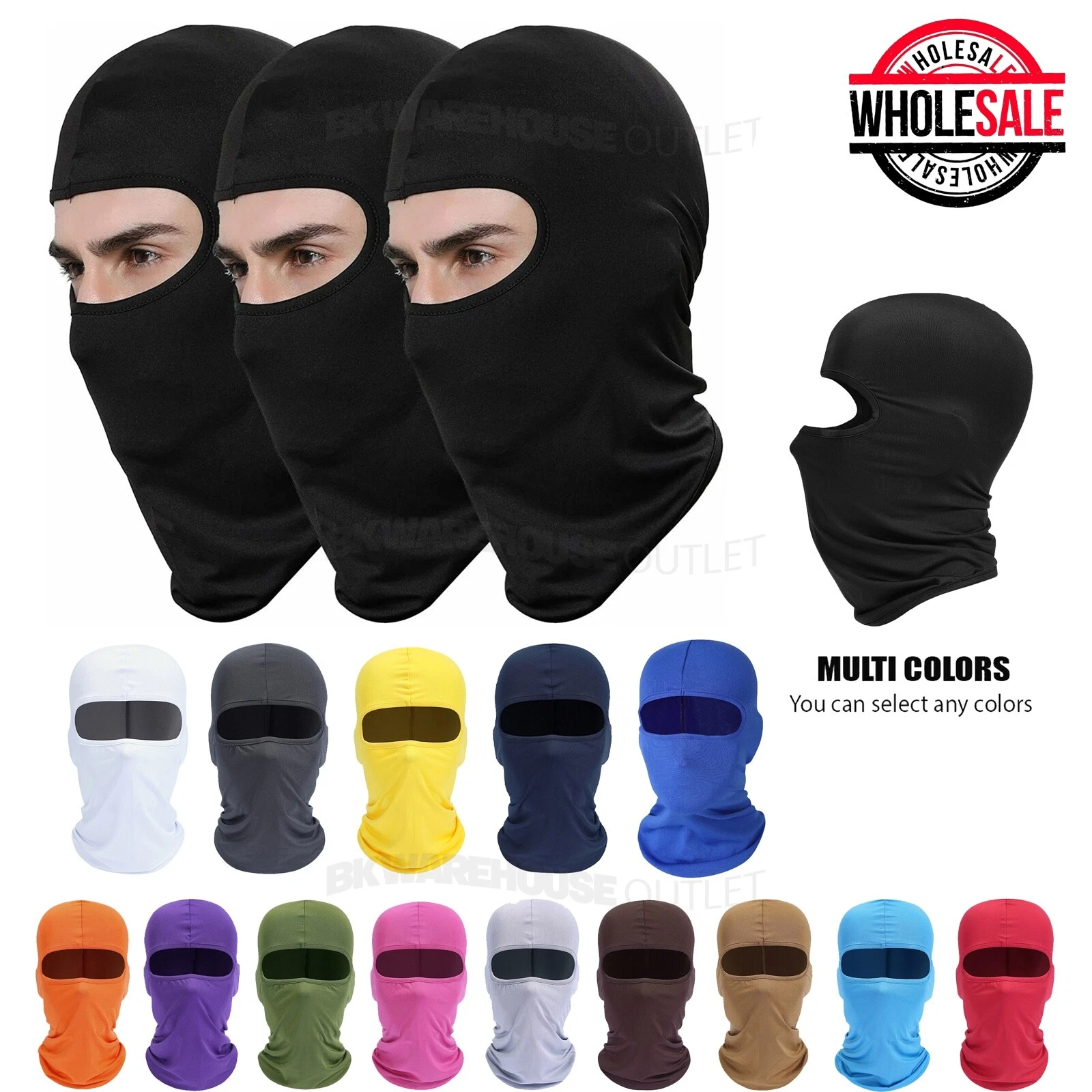 Wholesale Lightweight Lycra Balaclava Ski Full Face Mask Motorcycle Warmer Hat
Opens in a new window