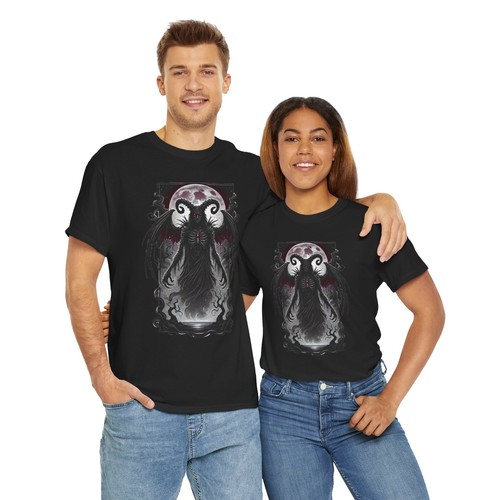 Demon Lord Dark Gothic Winged Demon Grafik T-Shirt für Halloween und Horror Liebhaber - Bild 12 von 13