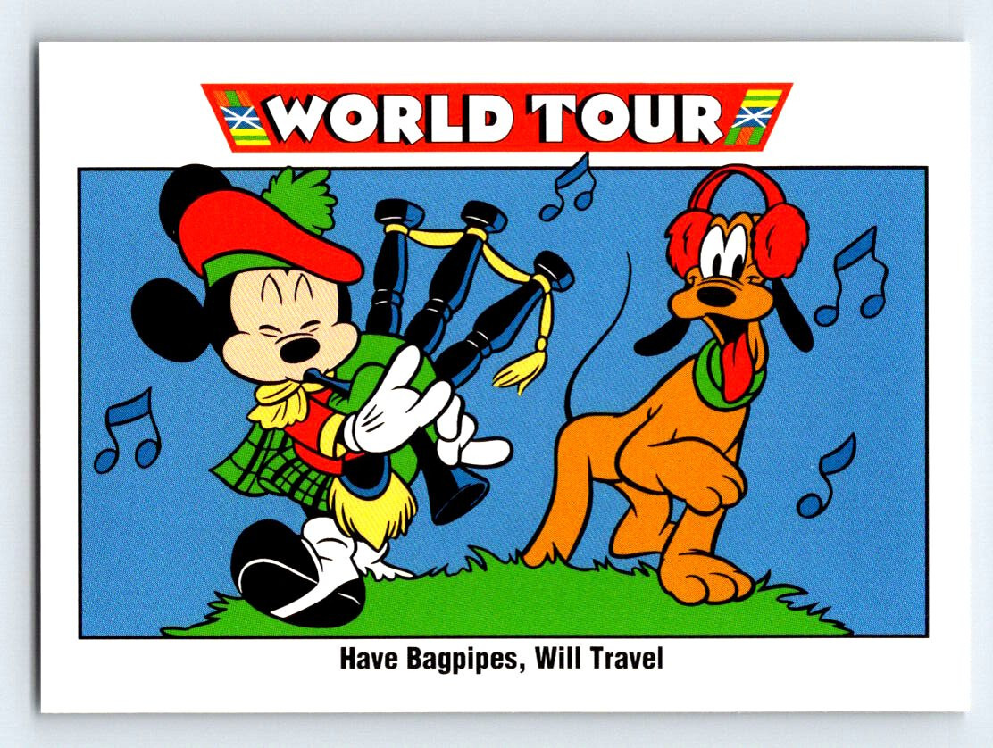 ♥激レア♥　1991 インペルディズニー ミッキーズワールドツアー 1001 1991 Impel Disney - World Tour Have Bagpipes, Will Travel #187 | eBay