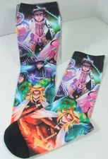 new  My Hero Academia Socks all over print anime Men's Adult Crew (READ)