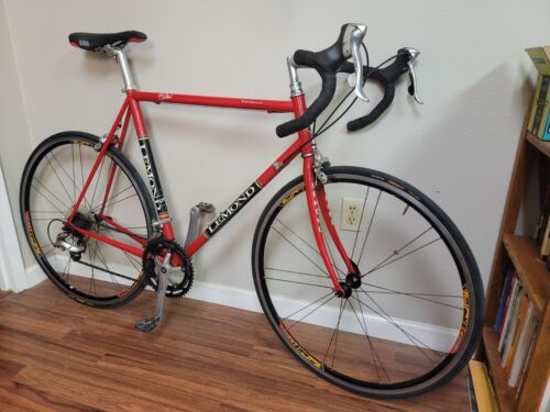 Lemond Tourmalet Mens Road Bike 57cm 2x9 700c Red Rolf Wheelset