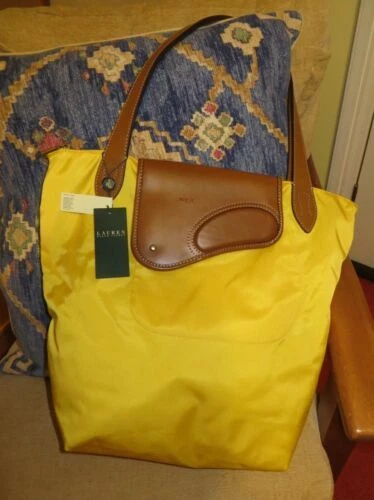 Ralph Lauren Leather Exterior Tote Bags & Handbags for Women