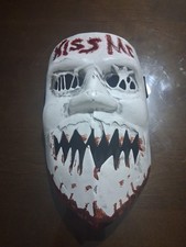 The Purge Election Year Kiss Me Costume Accessory Halloween Demon Mask EUC