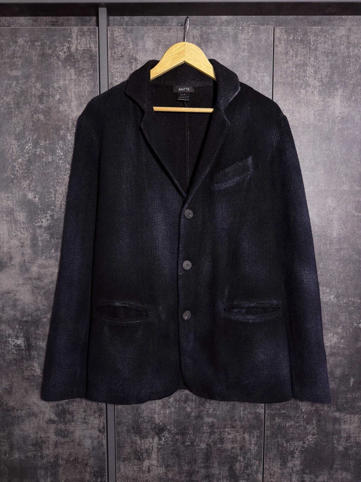 Sick Avant Toi Shaded Wool Blend Blazer Jacket Luxury Avant Garde CCP Rick Raf - product detail image 1
