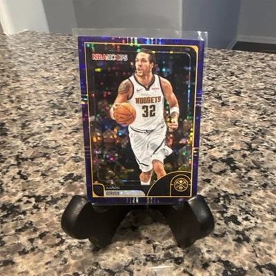 Topps NBA Hoops Aaron Gordon Denver Nuggets 2024-25 Purple Parallel #146 89/99 - Image 1 of 2