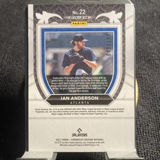 2021 Panini Chronicles - Crusade Ian Anderson #22 Ruby Wave Prizm /199