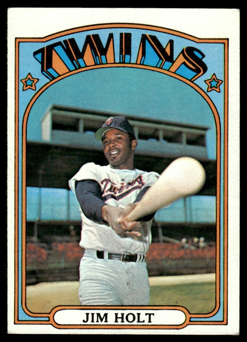 1972 Topps Jim Holt RC Minnesota Twins #588