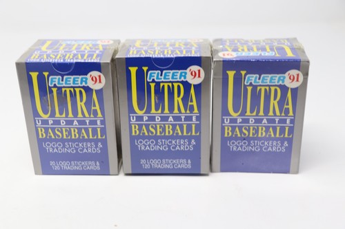 Lot of 3 1991 Fleer Ultra Update MLB Baseball Factory Sealed Set Jeff Bagwell RC - Picture 1 of 6