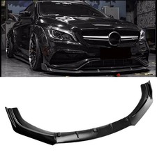Car Front Bumper Lip Spoiler Splitter Body Kit Fit Mercedes-benz Carbon Fiber