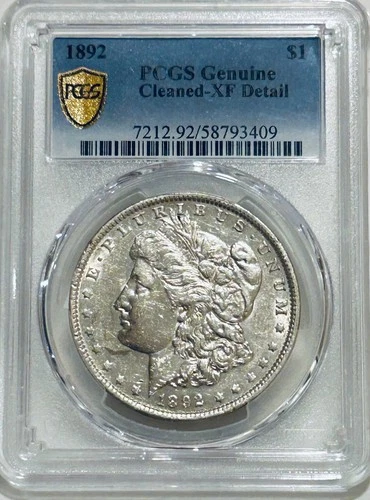 1892 P Morgan Silver Dollar PCGS XF Details Tougher Date Morgan