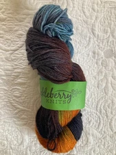 Huckleberry Knits Cascara Yarn Silk Merino Cashmere 400 Yds Multi Unearthed