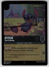 Stitch - Team Underdog Cold Foil Promo Disney Lorcana TCG 6/P2 NM