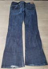 AMERICAN EAGLE womens blue denim JEANS size 2 stretch cotton blend DARK BLUE