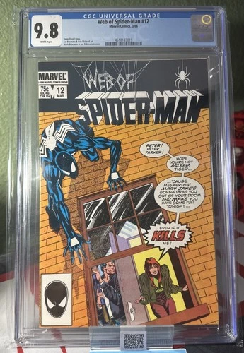 Web Of Spider-Man #12 CGC 9.8 Graded (March 1985)