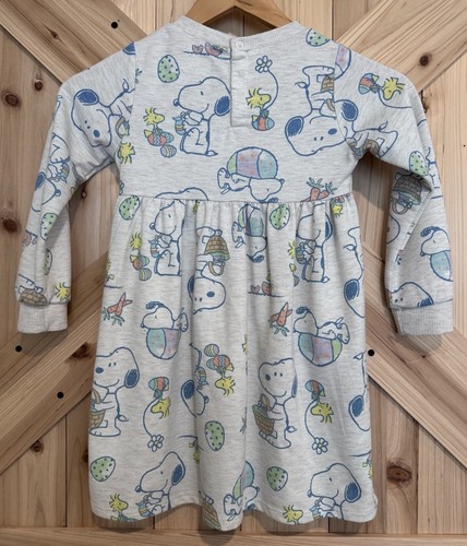 Peanuts Snoopy Easter Girl Dress Sz 5T - Preowned - Picture 5 of 10