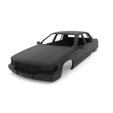 1/25 Scale Resin 1993 Cadillac Fleetwood Body 3D Printed