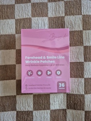 Bayside Forehead & Smile Line Wrinkle Patches, 36 Patches 01/2028 NEW & Sealed