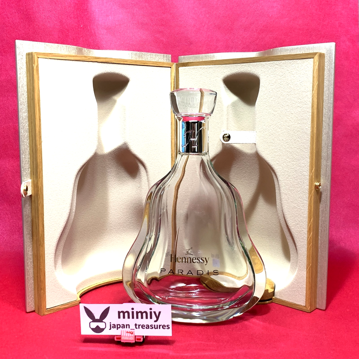 Hennessy PARADIS Crystal Bottle Empty Decanter Cognac exellent w