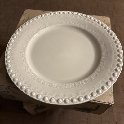 Bordallo Pinheiro Fantasy Dinner Plate Sandy Grey Set of 8