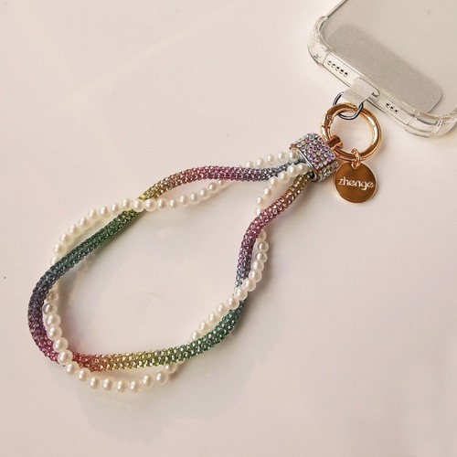 Bright Phone Wrist Straps Keychain Anti-lost Wrist Rope Phone Accessories - Photo 7 sur 14