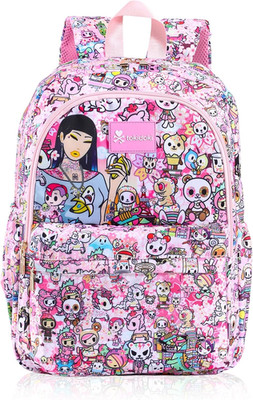Unicorno Backpack Laptop Backpack for Women, Cartoon Pink Backpack Large Carr...