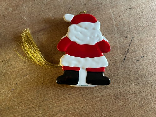 Gorham Christmas Ornament Angel Santa Claus Snowman Bear Reindeer Stocking Lot - Picture 9 of 24