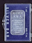 1 oz Silver Bar 1975 “California 84th Anniversary Convention In Protective Case