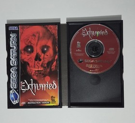 CIB, PAL, Exhumed Sega Saturn, Disc In Mint Condition