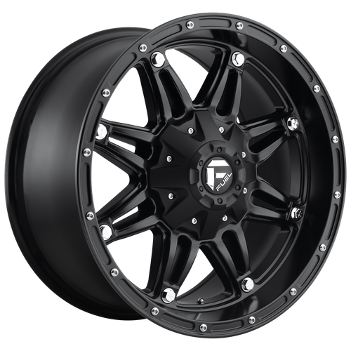 17x9 Fuel D531 Hostage Matte Black Wheel 5x5/5x135 (1mm)