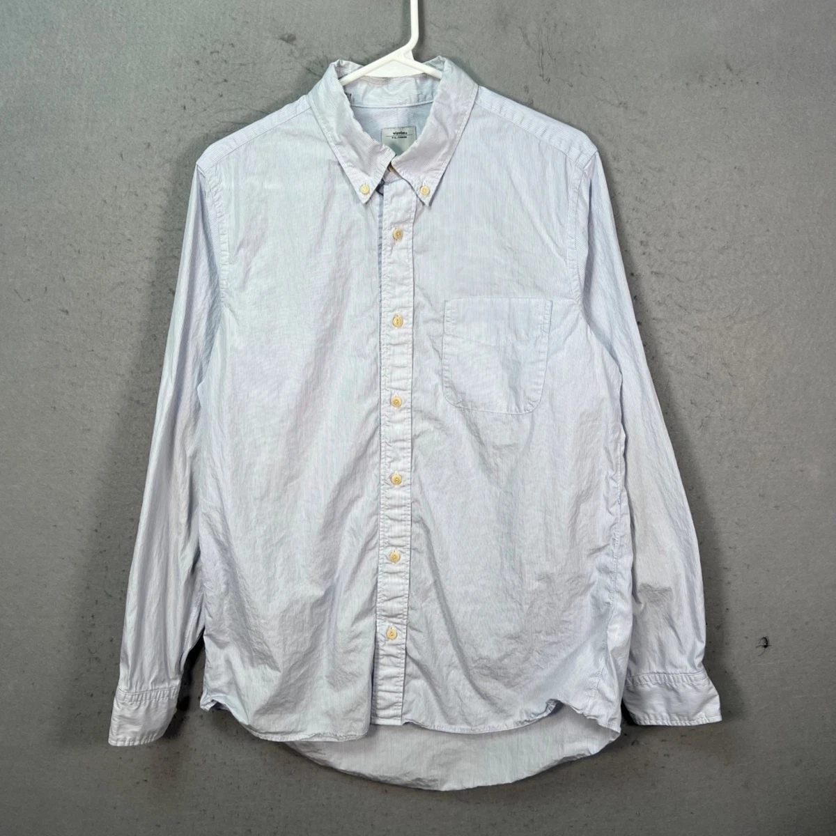 VISVIM Striped Regular Size Casual Button-Down Shirts for Men for