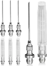 8 Pcs Bearing Grease Gun Needle Accessory Set, Small Grease Needle Nozzle Syring