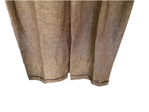 Mens Claiborne Brown Dress Pants 34x34 Cuffed Meru1120 E-essentials Cotton - Picture 4 of 7