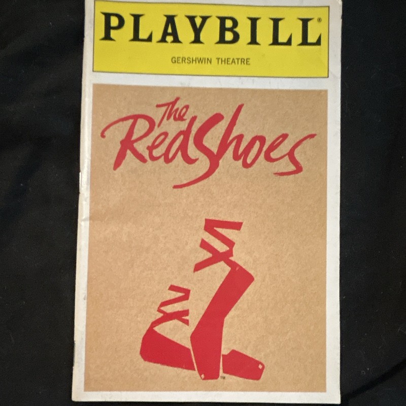 Original Theater Playbill - The Red Shoes Theater Program, Gershwin Theatre