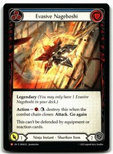 Evasive Nageboshi (Blue) Flesh and Blood Omens of the Third Age OMN232 Majestic