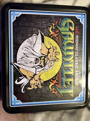 Midway Classic Arcade Gauntlet Metal Lunchbox Valkyrie Elf Warrior Wizard