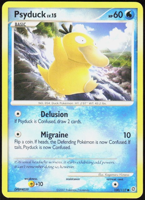 Psyduck #100 (Secret Wonders (2007))