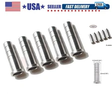 12 Pack Archery Arrow Aluminum Inserts for ID 6.0mm / 6.2mm / 7.6mm Carbon Ar...