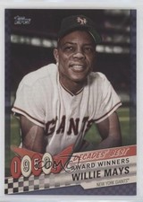 2020 Topps Decades Best Award Winners Blue Willie Mays #DB-1 HOF 8d2