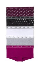 Victoria's VICTORIA Secret Basic PINK BOYSHORT Panty 5 pr PACK Panties panty M