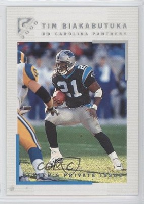 2000 Topps Gallery Player's Private Issue 62/250 Tim Biakabutuka #55 9ap