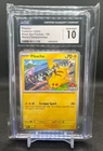 CGC 10 GEM MINT Pikachu #190  Black Star Promo 2024 Pokemon World Championships