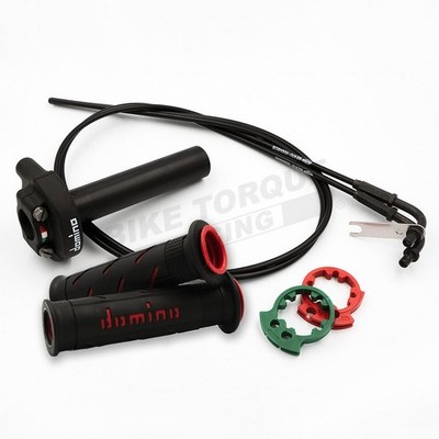 Domino XM2 Quick Action Gasgriffset mit superweichen Griffen für Yingang Bikes