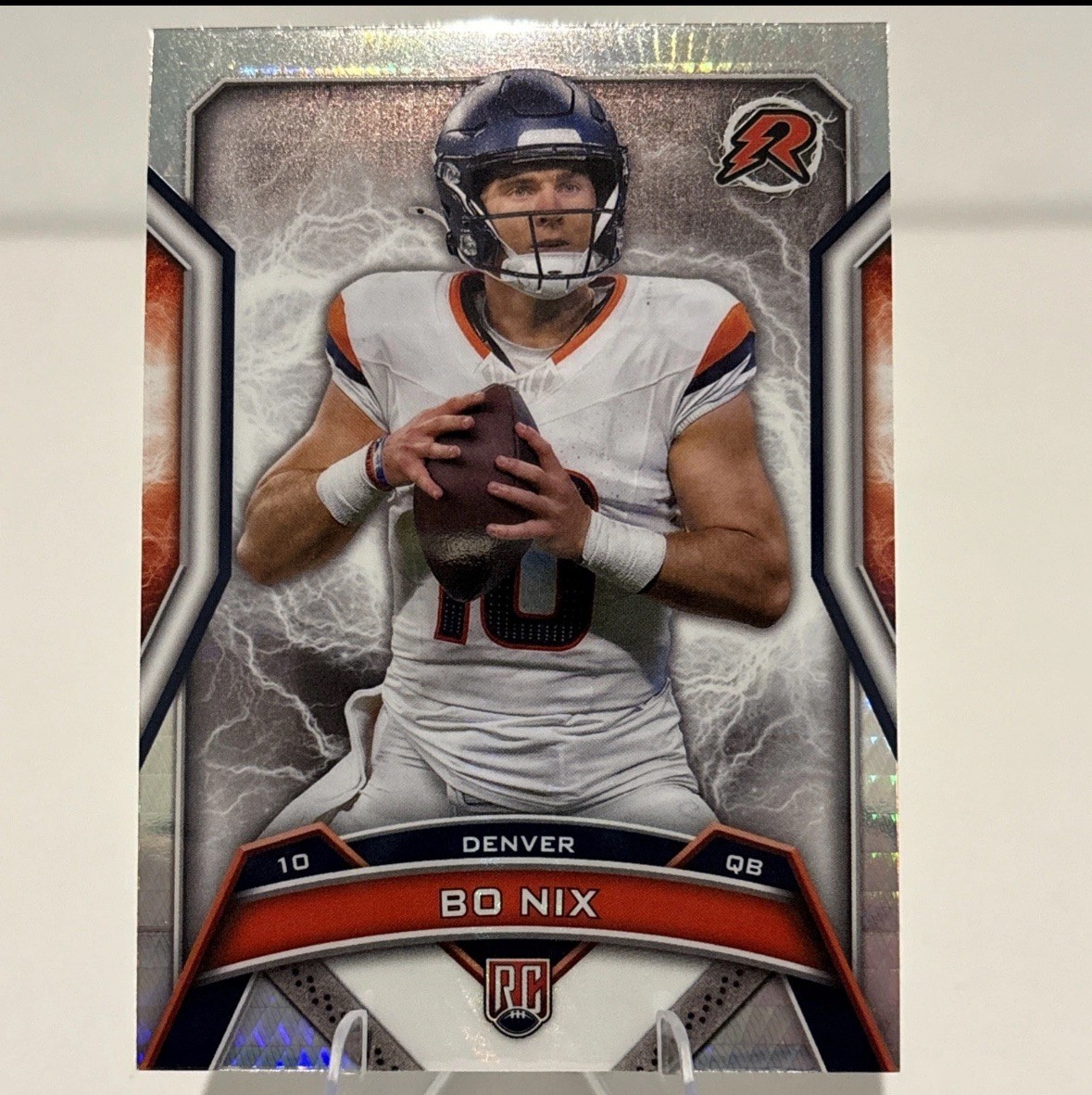 2024 Topps Resurgence - Rookies Bo Nix #125 Prism Refractor (RC)